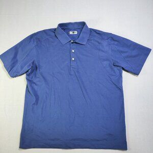 Callaway active wear golf polo shirt men's size L dark blue short sleeve